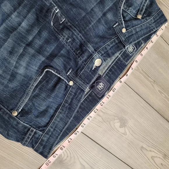 Rock & Republic Men's Straight Jeans Size 40 Blue Denim Cotton 5-Pockets Low - Picture 7 of 11